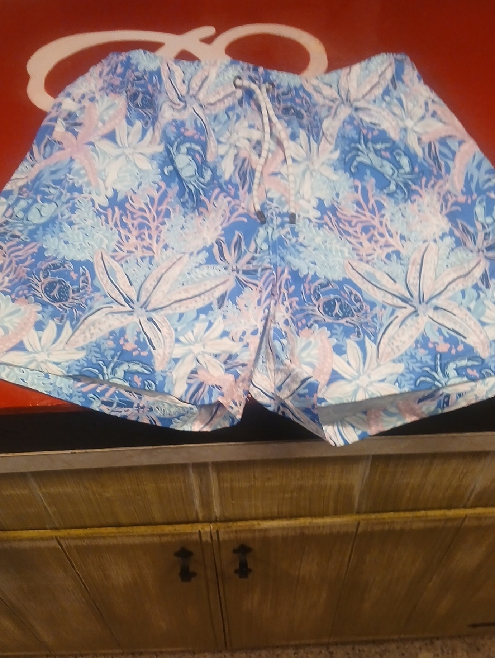 Mens Large Simply Southern Swim Trunks
